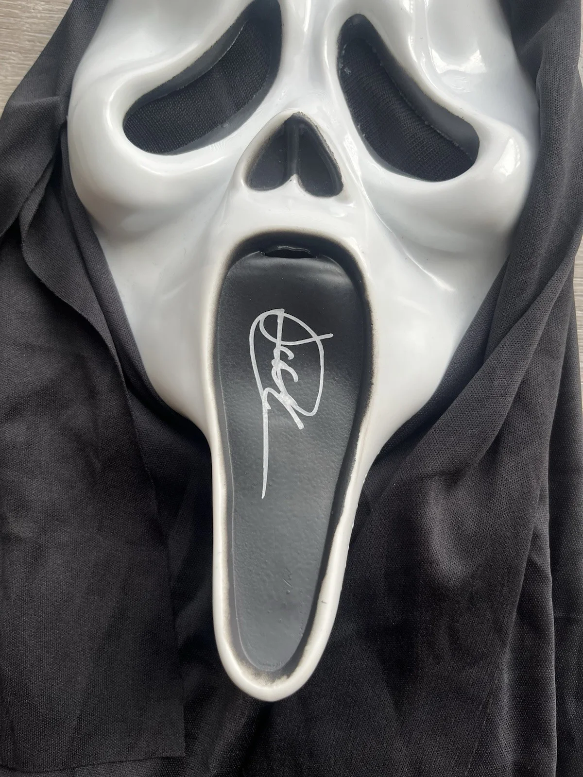 Jack Quaid — Jack Quaid Signed Ghostface Mask Beckett COA Scream Fun World Richie Kirsch, изображение 4