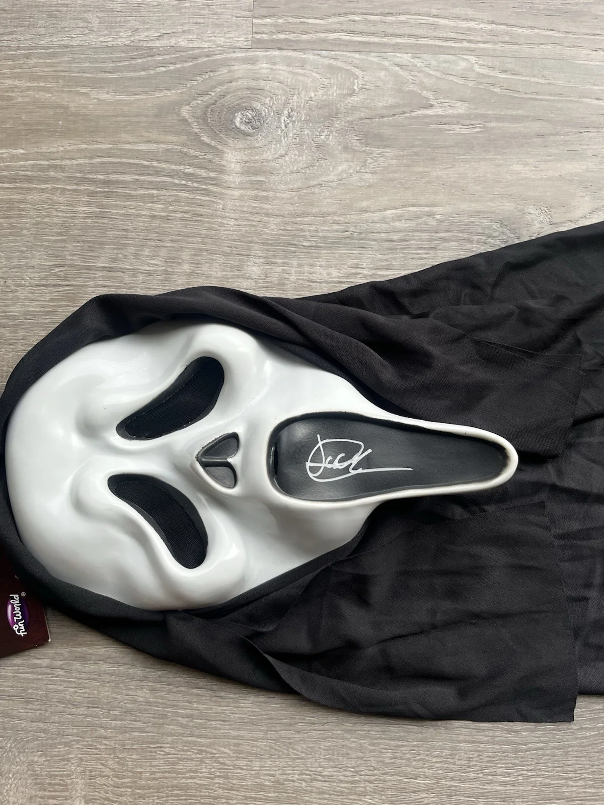 Jack Quaid — Jack Quaid Signed Ghostface Mask Beckett COA Scream Fun World Richie Kirsch, изображение 5