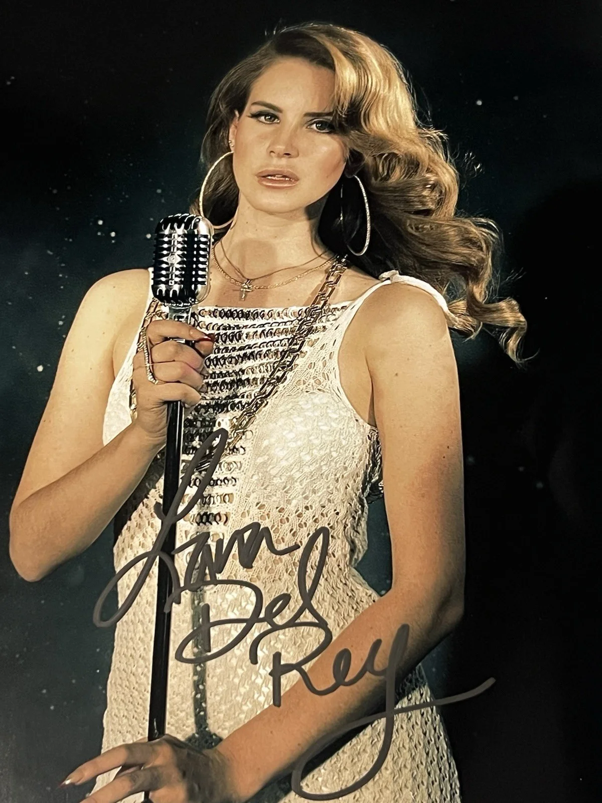 LANA DEL REY Autographed 8.25Xx11.5 signed photo Pop Indie Singer Nicely Framed, image 2