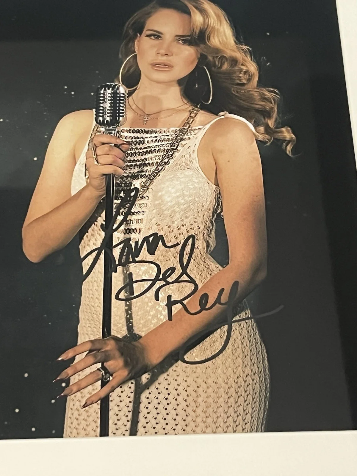 LANA DEL REY Autographed 8.25Xx11.5 signed photo Pop Indie Singer Nicely Framed, image 5