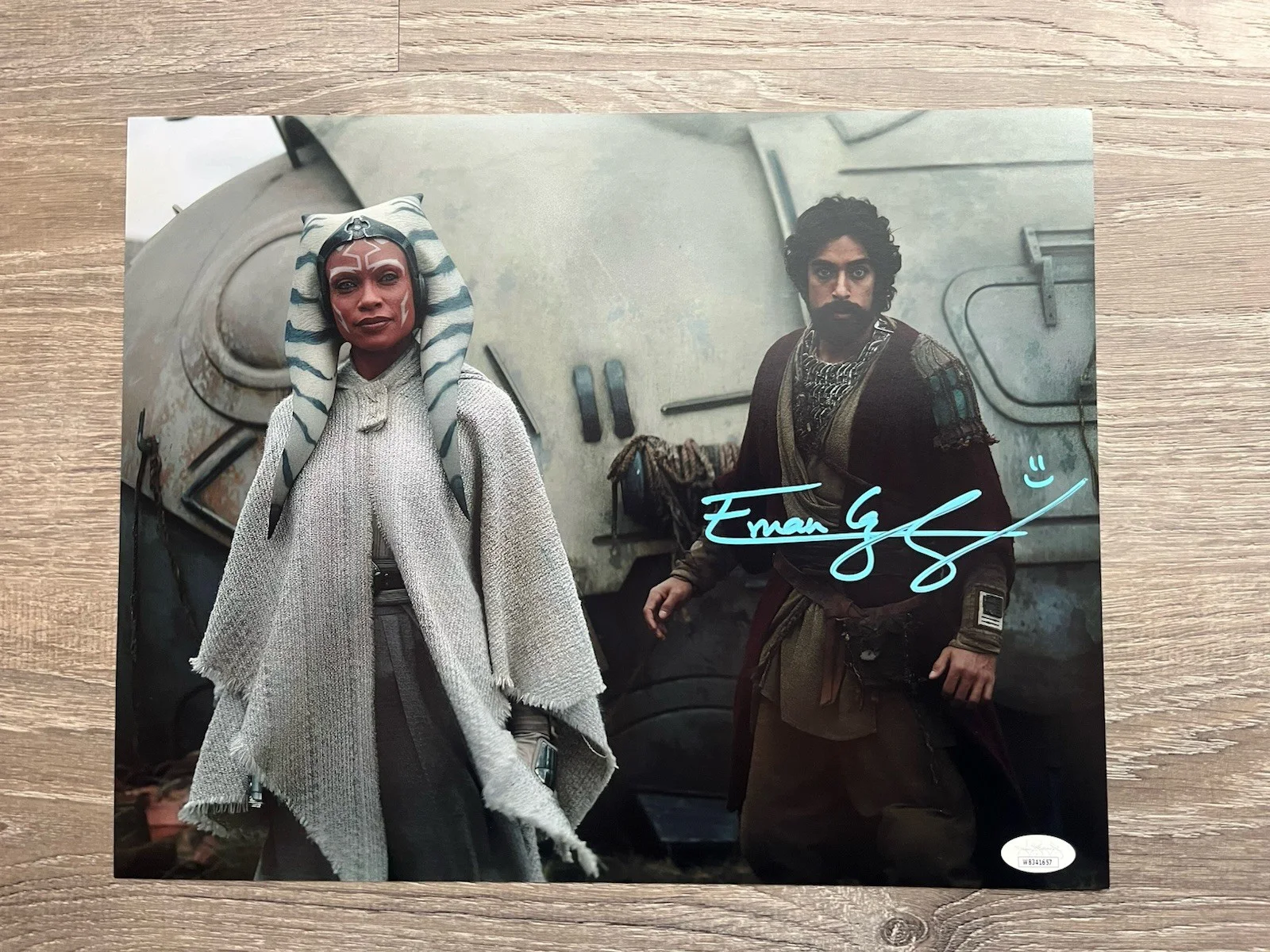 Eman Esfandi — Eman Esfandi Signed Ezra Bridger 11x14 Photo JSA COA AHSOKA Star Wars, image 2