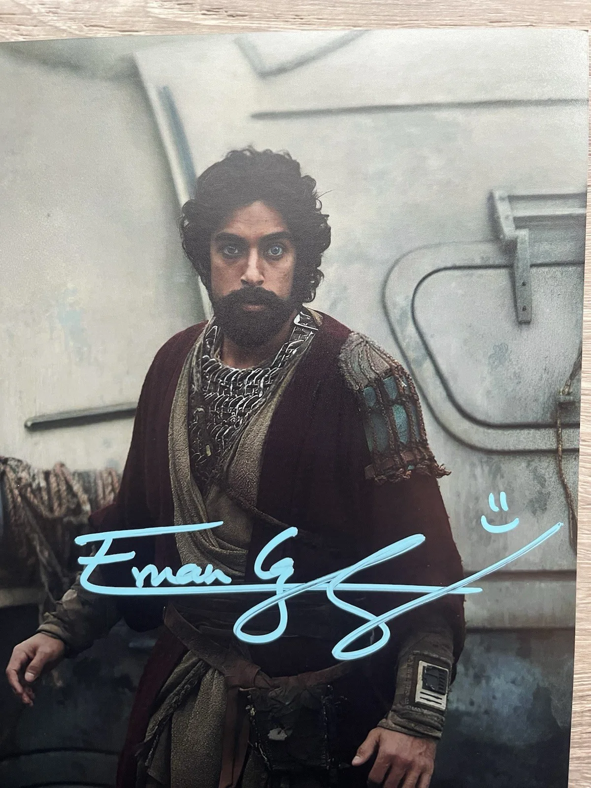 Eman Esfandi — Eman Esfandi Signed Ezra Bridger 11x14 Photo JSA COA AHSOKA Star Wars, image 4