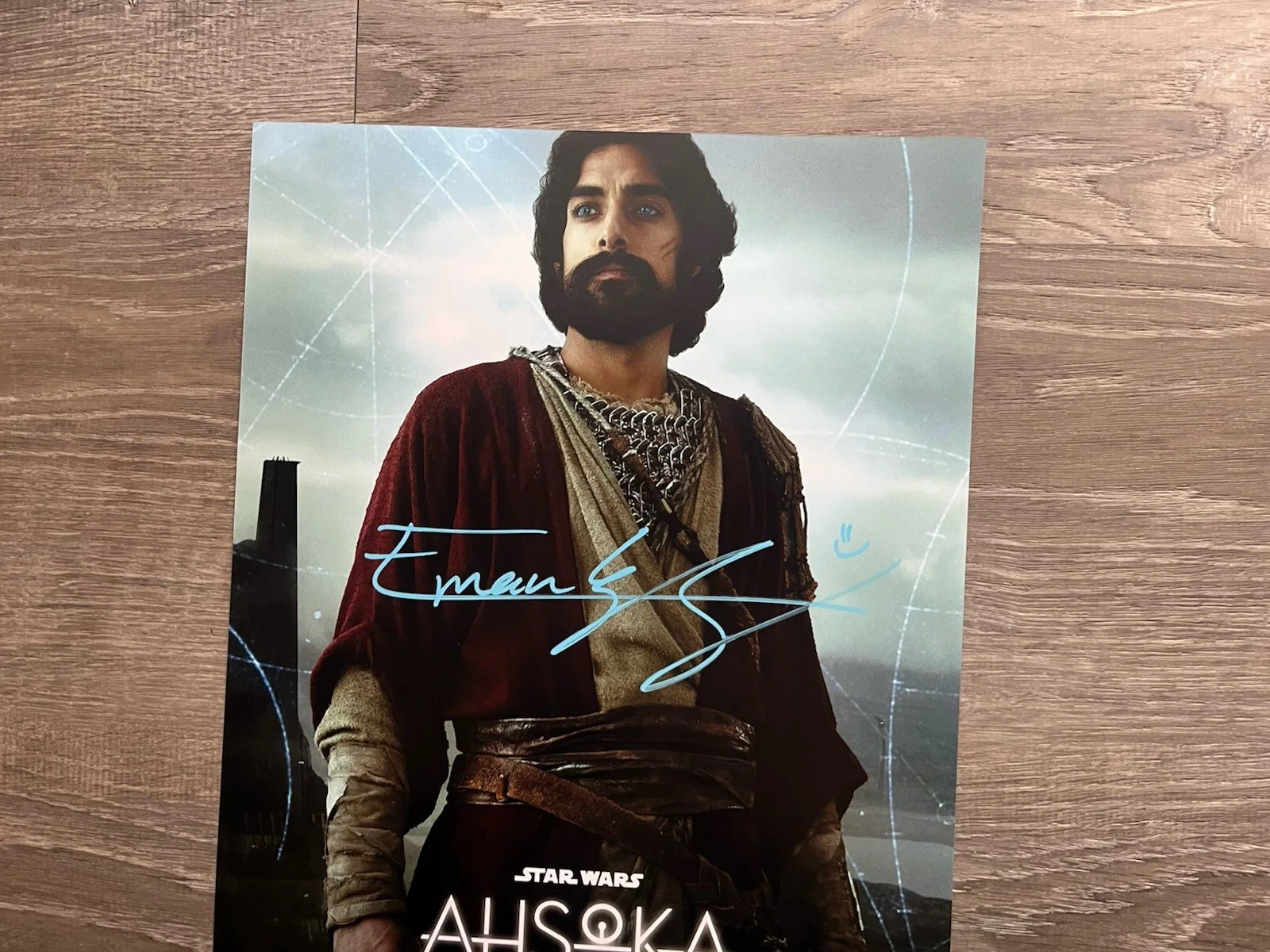 Eman Esfandi — Eman Esfandi Signed Ezra Bridger 11x14 Photo JSA COA AHSOKA Star Wars, изображение 5