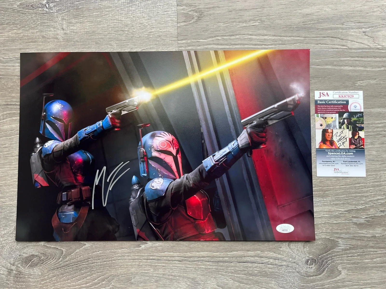 Mercedes Varnado — Mercedes Varnado Signed 11x17 Photo JSA COA Koska Reeves Mandalorian Star Wars