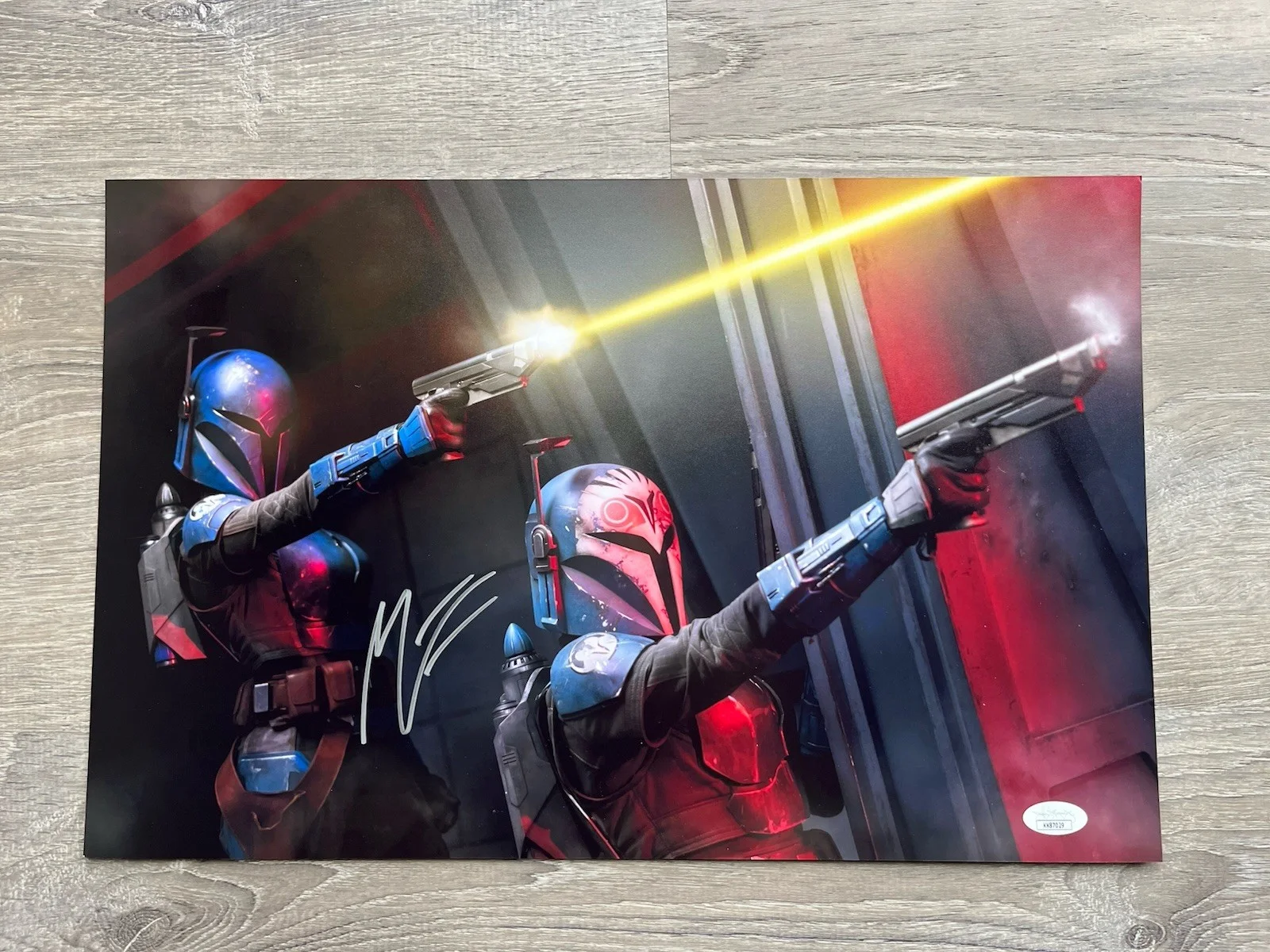 Mercedes Varnado — Mercedes Varnado Signed 11x17 Photo JSA COA Koska Reeves Mandalorian Star Wars, изображение 2