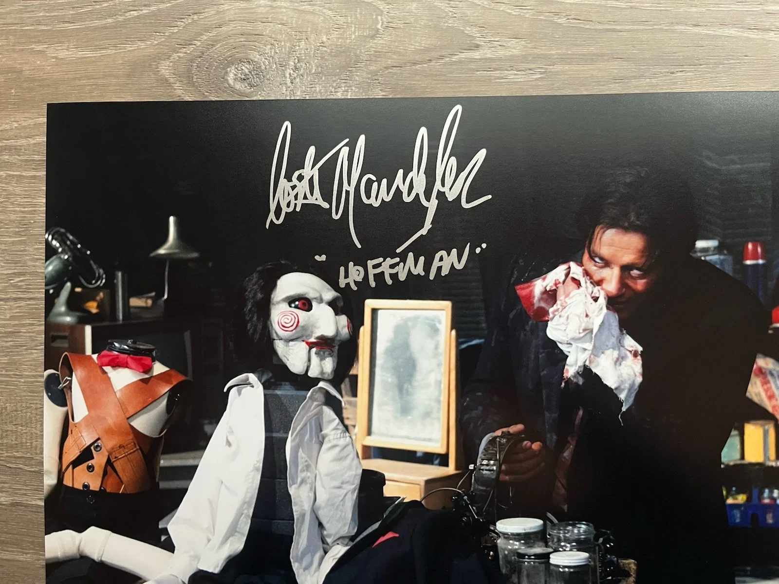 Costas Mandylor — Costas Mandylor Signed Saw 11x14 Photo JSA COA Detective Hoffman Jigsaw Horror, image 3