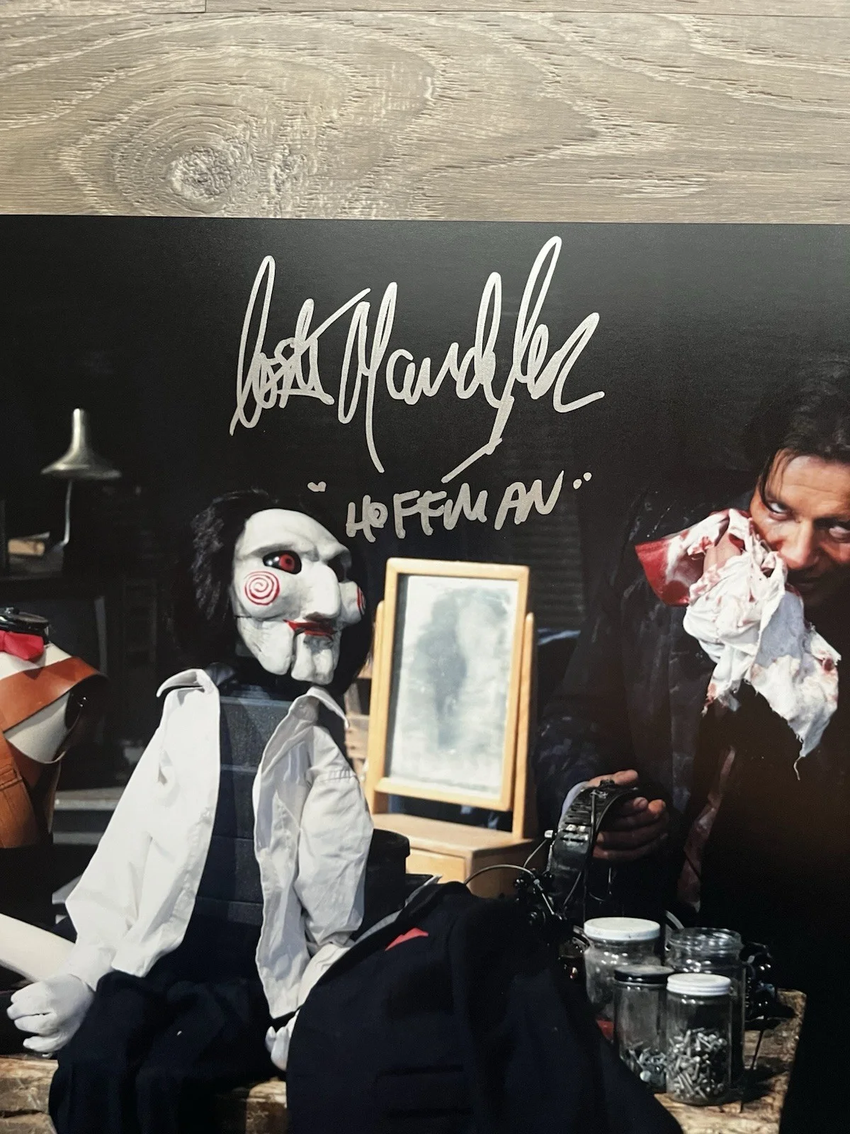Costas Mandylor — Costas Mandylor Signed Saw 11x14 Photo JSA COA Detective Hoffman Jigsaw Horror, image 5