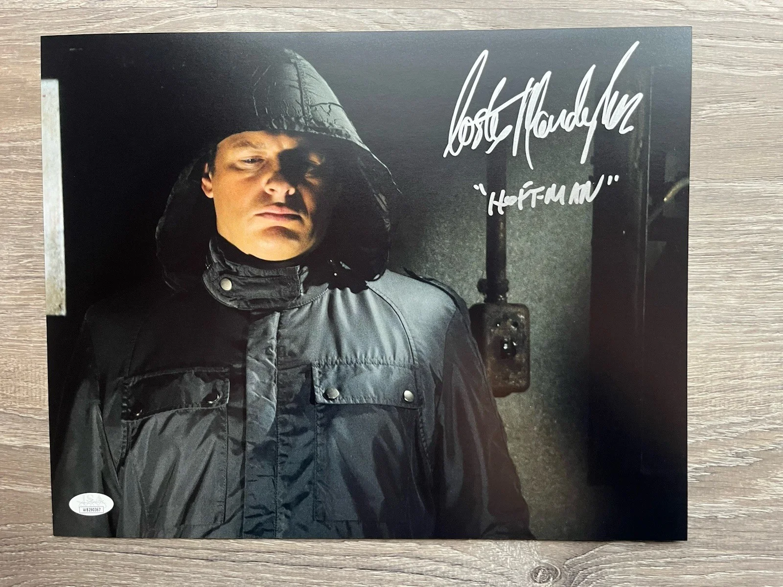 Costas Mandylor — Costas Mandylor Signed Saw 11x14 Photo JSA COA Detective Hoffman Jigsaw Horror, image 2