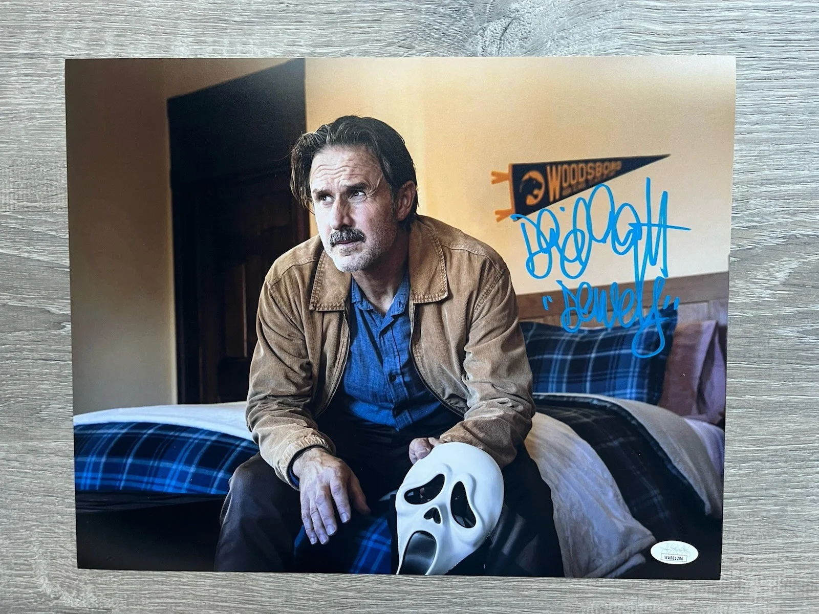 David Arquette — David Arquette Signed Scream 11x14 Photo JSA COA Dewey Riley Ghostface Horror, изображение 2