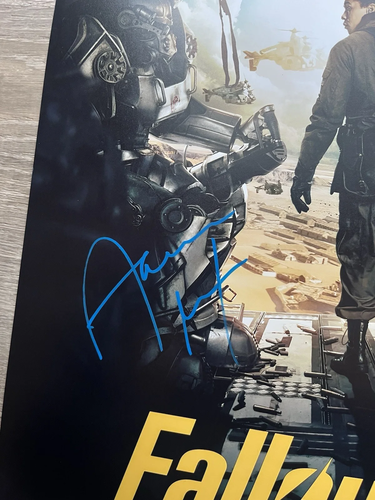Aaron Moten — Aaron Moten Signed Fallout 11x14 Photo Beckett COA Maximus, изображение 4