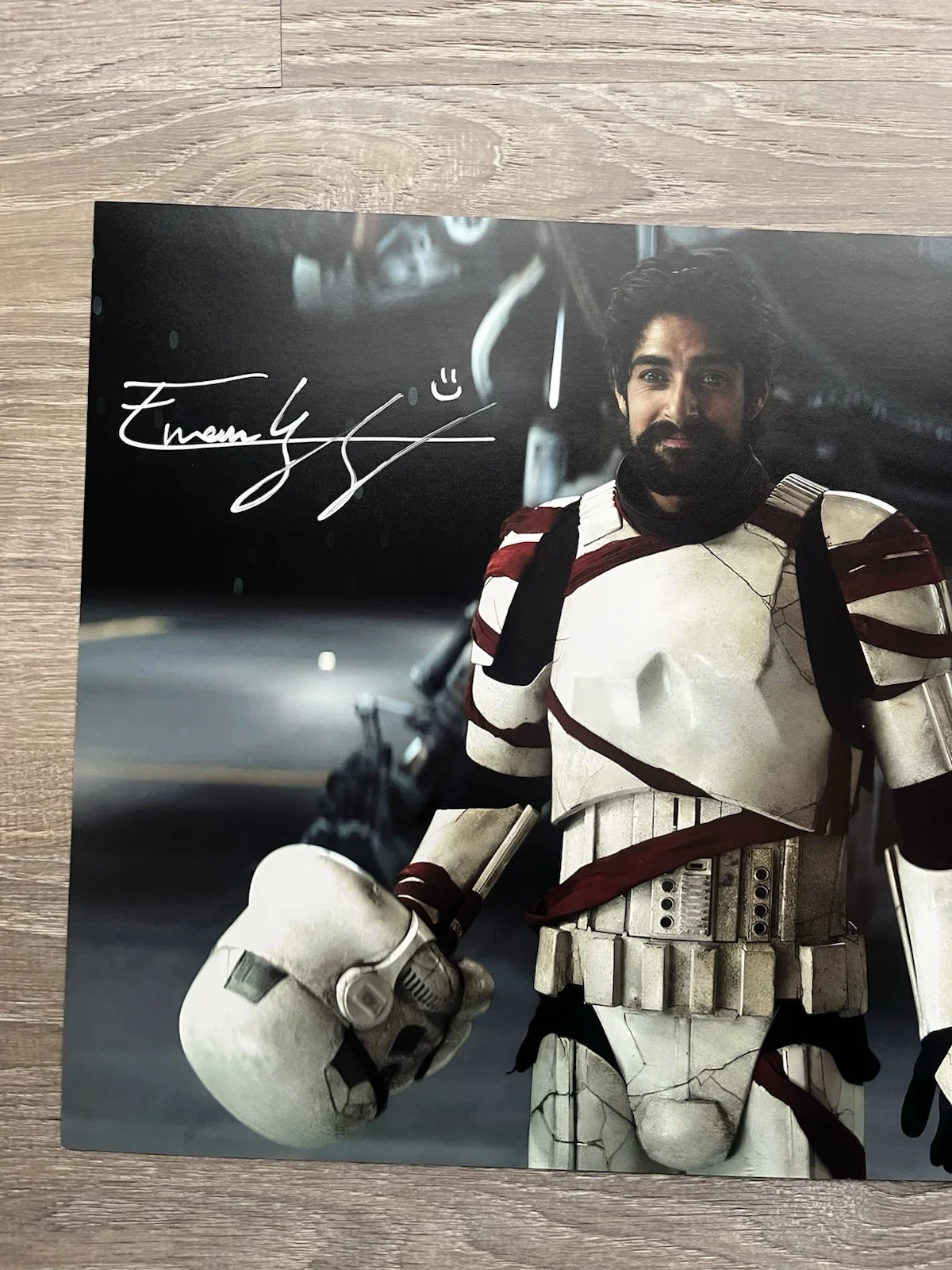 Eman Esfandi — Eman Esfandi Signed Ezra Bridger 11x14 Photo JSA COA AHSOKA Star Wars, изображение 5