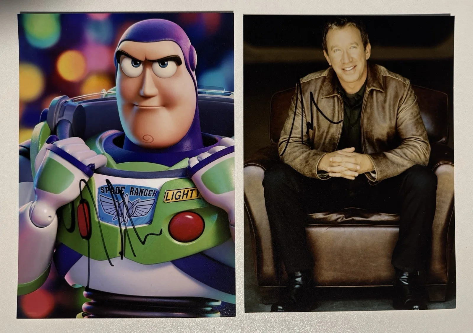 2X Tim Allen Signed Photos (Buzz Lightyear) - Directly From Tim, image 2