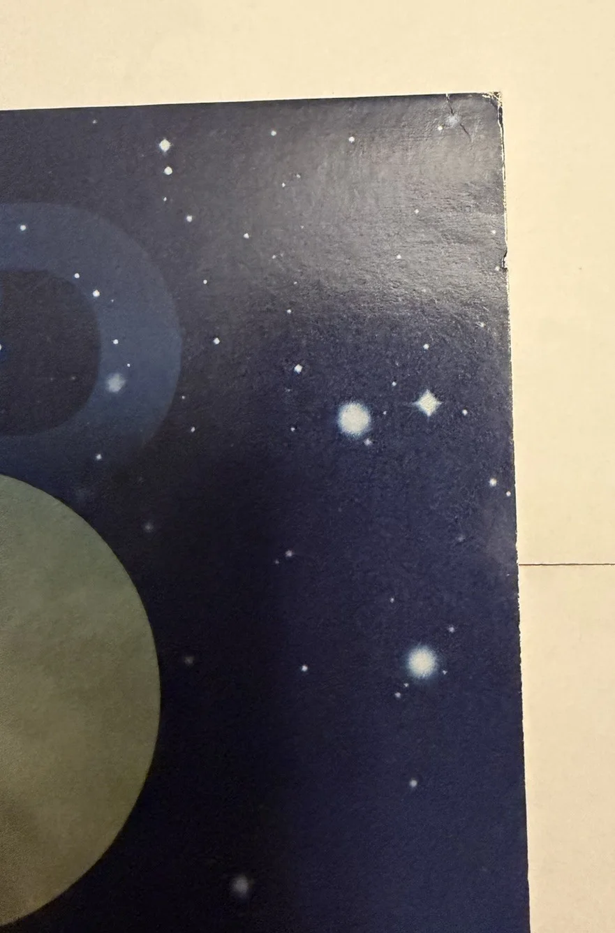 The Fold Band Moving Past 2013 Signed Autographed LP Record Clear Blue/Black VG, image 3