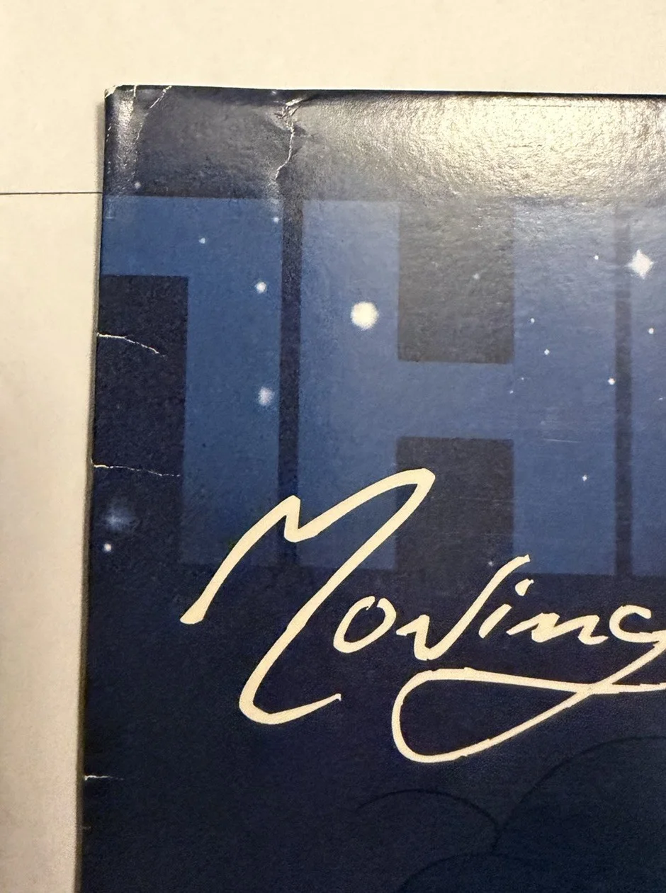 The Fold Band Moving Past 2013 Signed Autographed LP Record Clear Blue/Black VG, image 4
