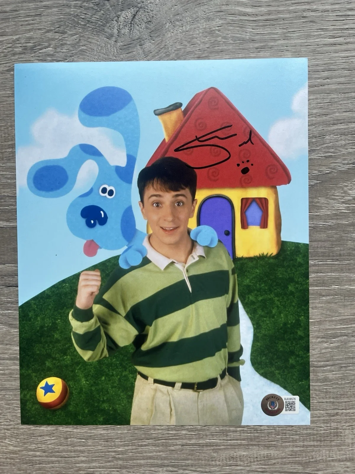 Steve Burns — Steve Burns Signed Blues Clues 8x10 Photo Beckett COA Nickelodeon, изображение 2
