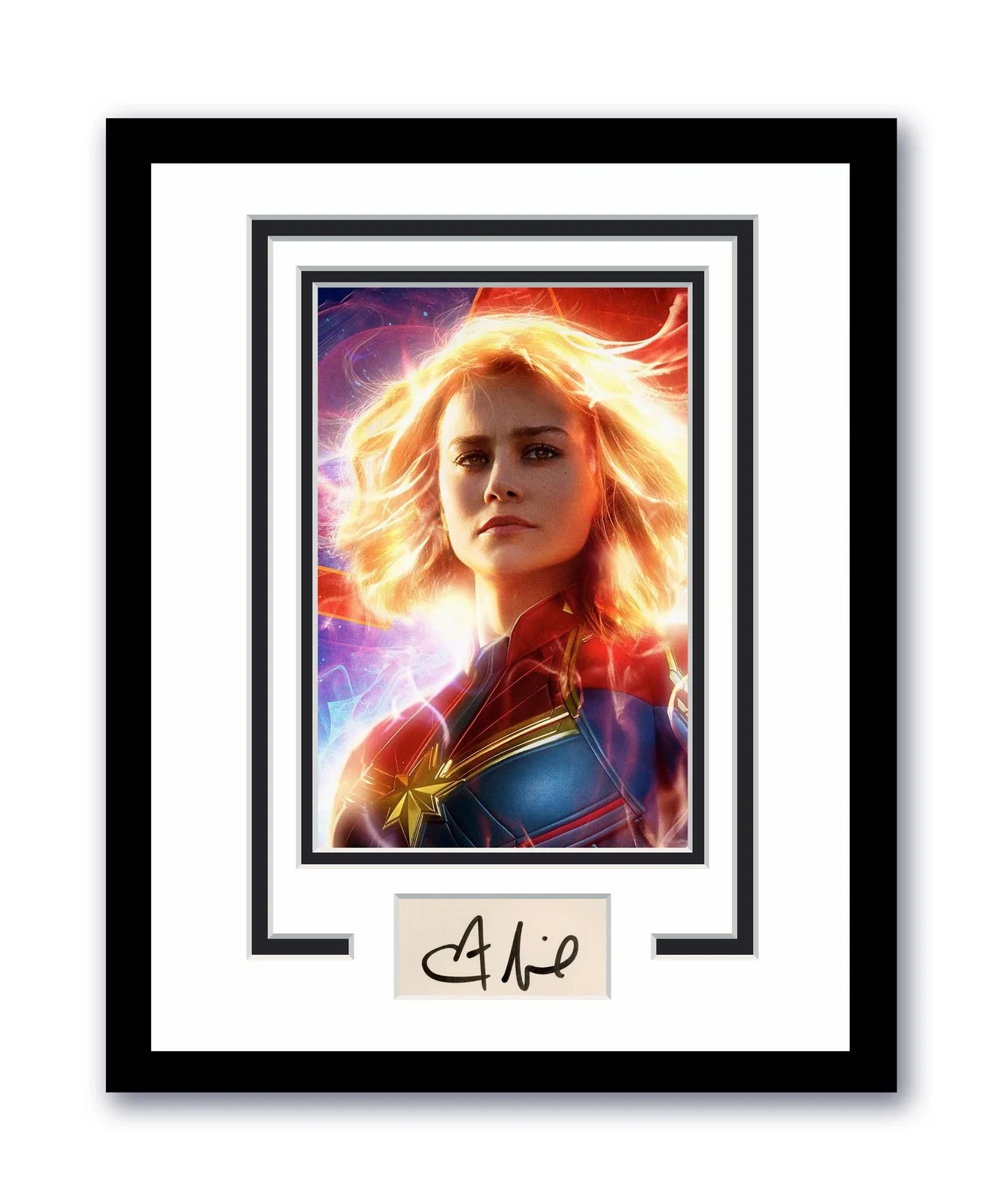 Brie Larson — Captain Marvel Brie Larson Autographed Signed 11x14 Framed Photo ACOA