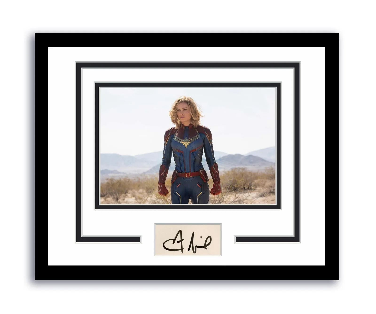 Brie Larson — Captain Marvel Brie Larson Autographed Signed 11x14 Framed Photo ACOA