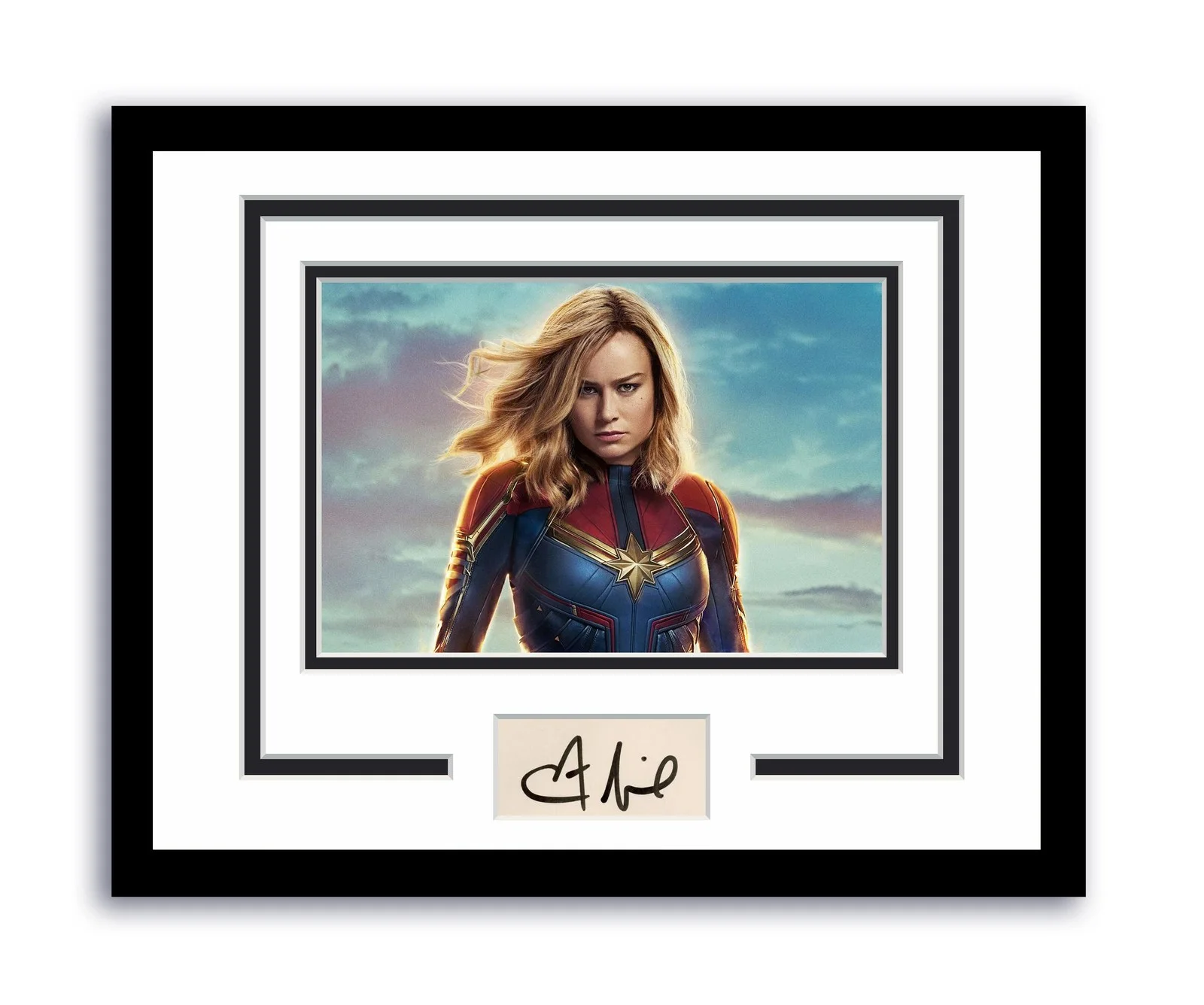 Brie Larson — Captain Marvel Brie Larson Autographed Signed 11x14 Framed Photo ACOA