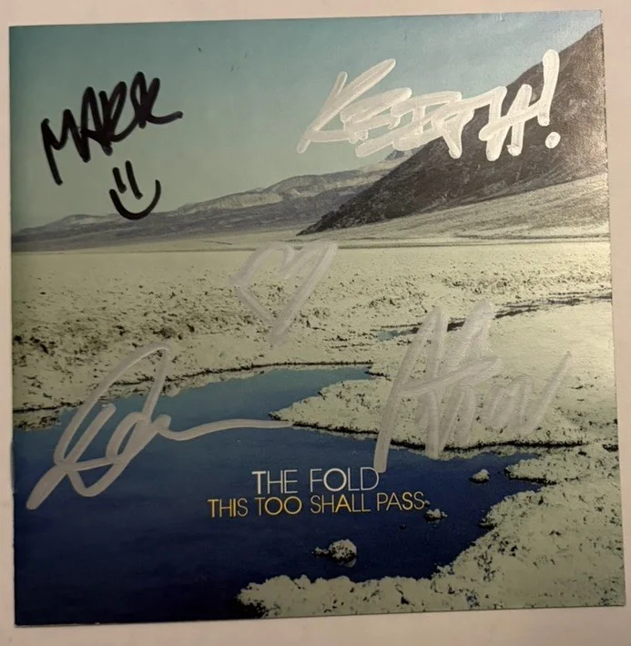 The Fold Band This Too Shall Pass 2006 Signed Autographed CD Photo Sticker Lot, изображение 4
