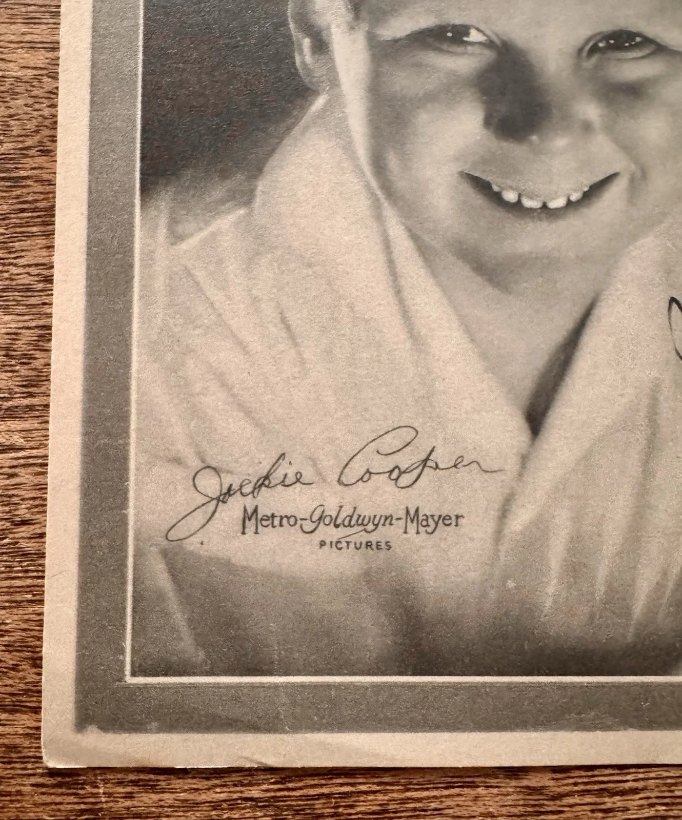 Vtg 1930s Jackie Cooper PUBLICITY PHOTO 7x5 Signed MGM Autograph, изображение 3