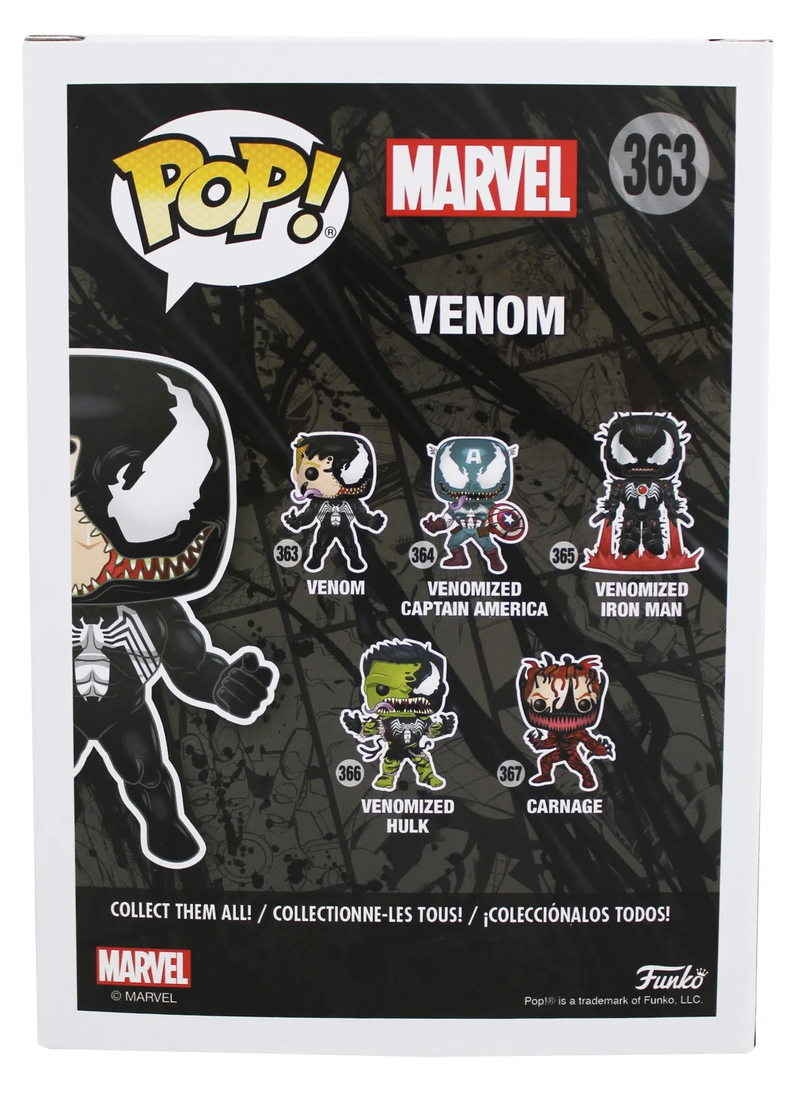 Tom Hardy — Tom Hardy Venom Authentic Signed Venom #363 Funko Pop Vinyl Figure BAS #BN41661, изображение 4