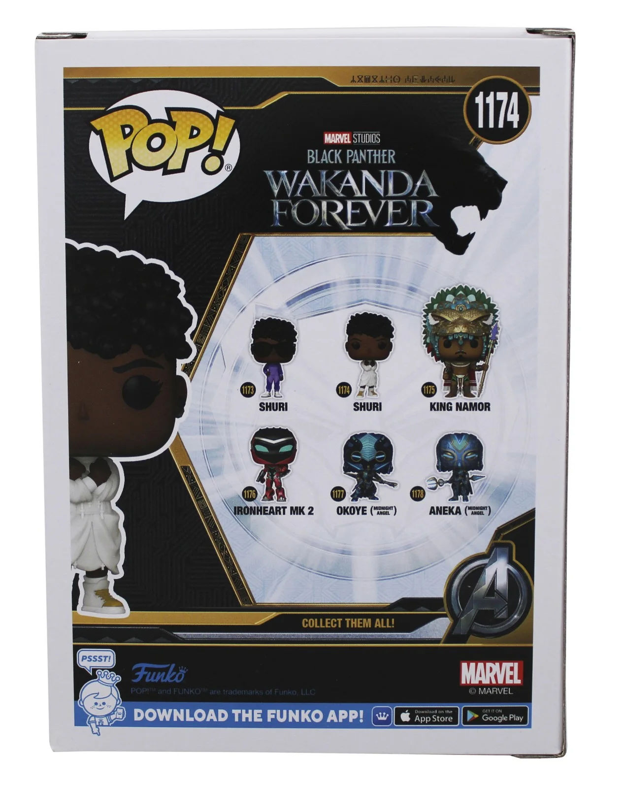 Letitia Wright — Letitia Wright Black Panther Signed Shuri #1174 Funko Pop Vinyl Figure BAS, изображение 4