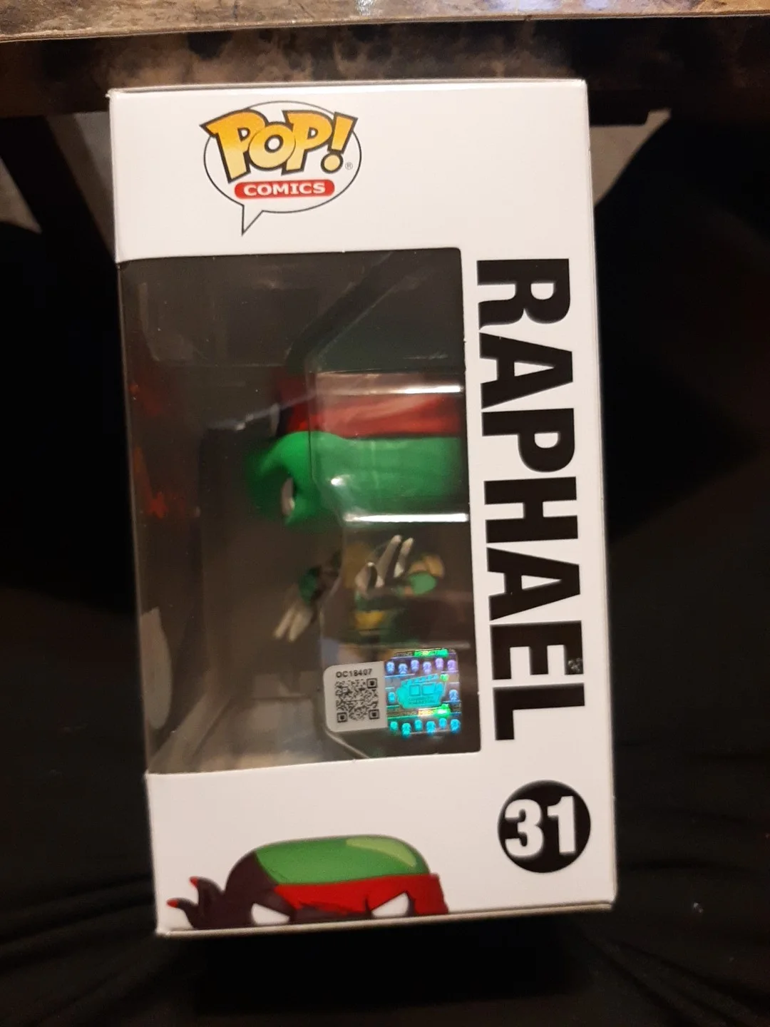 ROB PAULSEN — FUNKO POP SIGNED ROB PAULSEN RAPHAEL #31 ( COMES IN PROTECTOR )!, image 4