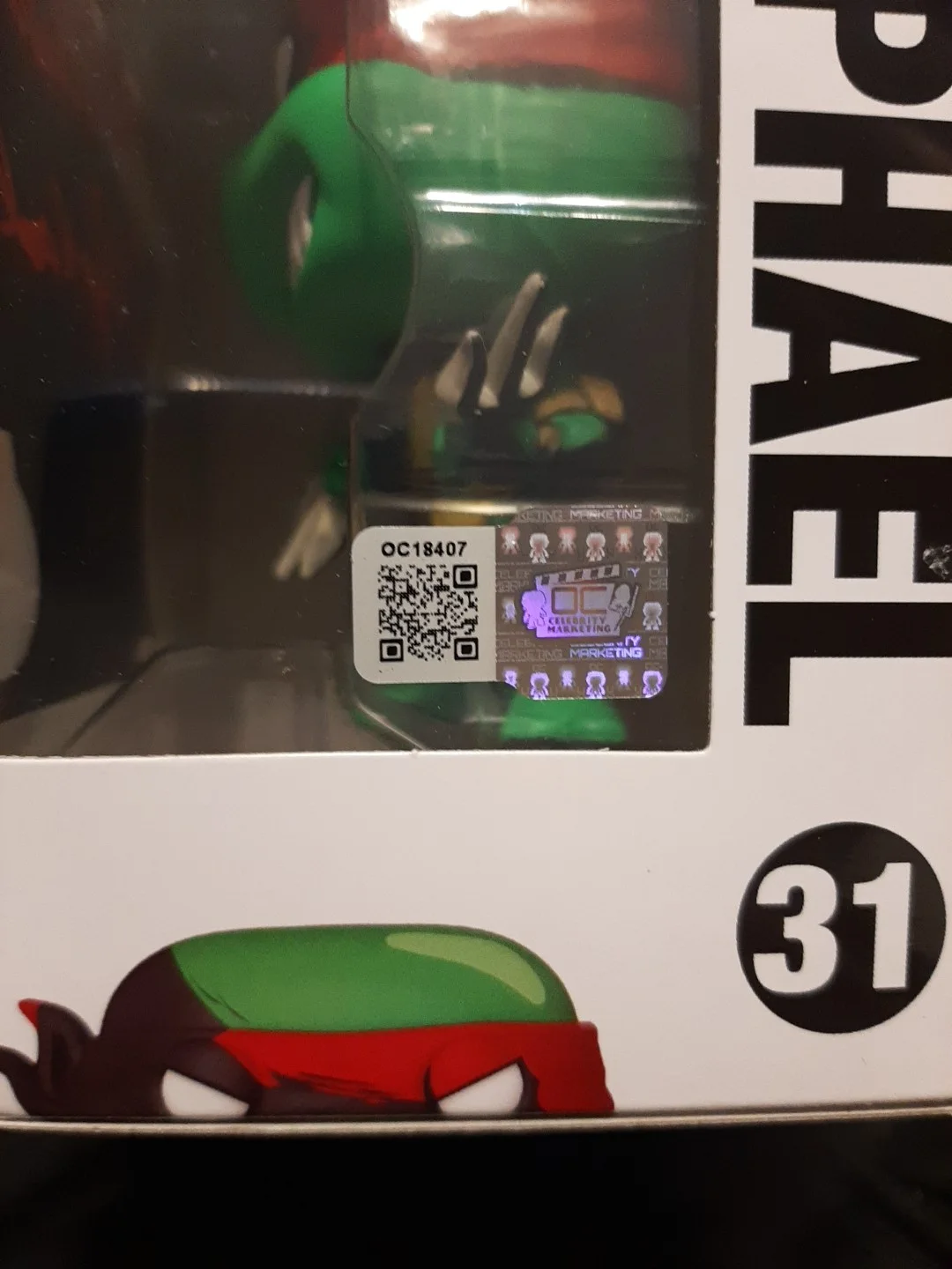 ROB PAULSEN — FUNKO POP SIGNED ROB PAULSEN RAPHAEL #31 ( COMES IN PROTECTOR )!, image 5