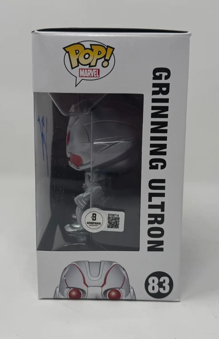 James Spader — James Spader Signed Avengers Grinning Ultron Funko Pop Autograph Marvel Beckett, изображение 4