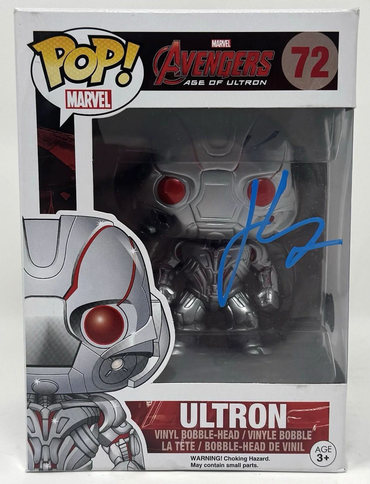 James Spader — James Spader Signed Ultron Funko Pop Avengers: Age of Ultron 72 Marvel BAS COA, image 2