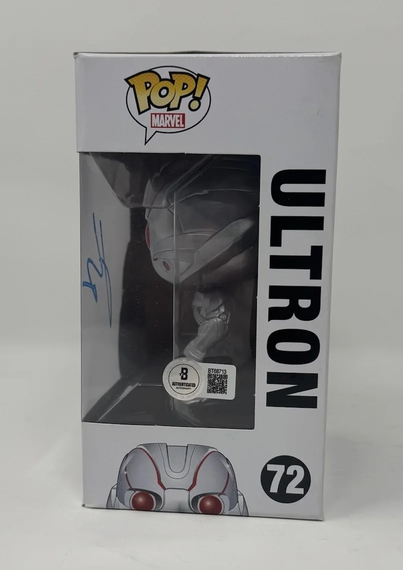 James Spader — James Spader Signed Ultron Funko Pop Avengers: Age of Ultron 72 Marvel BAS COA, image 4