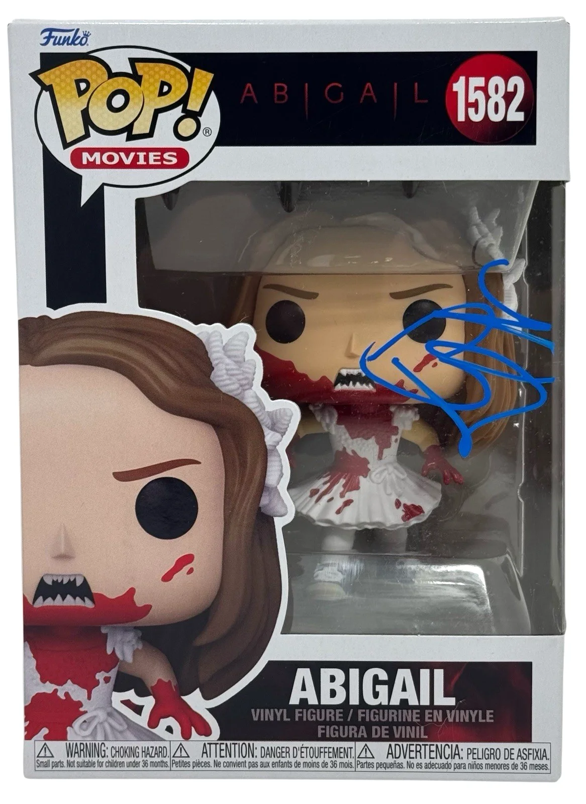 KATHRYN NEWTON — Kathryn Newton Signed Abigail Funko Pop 1582 Autograph 2024 Horror Movie BAS COA