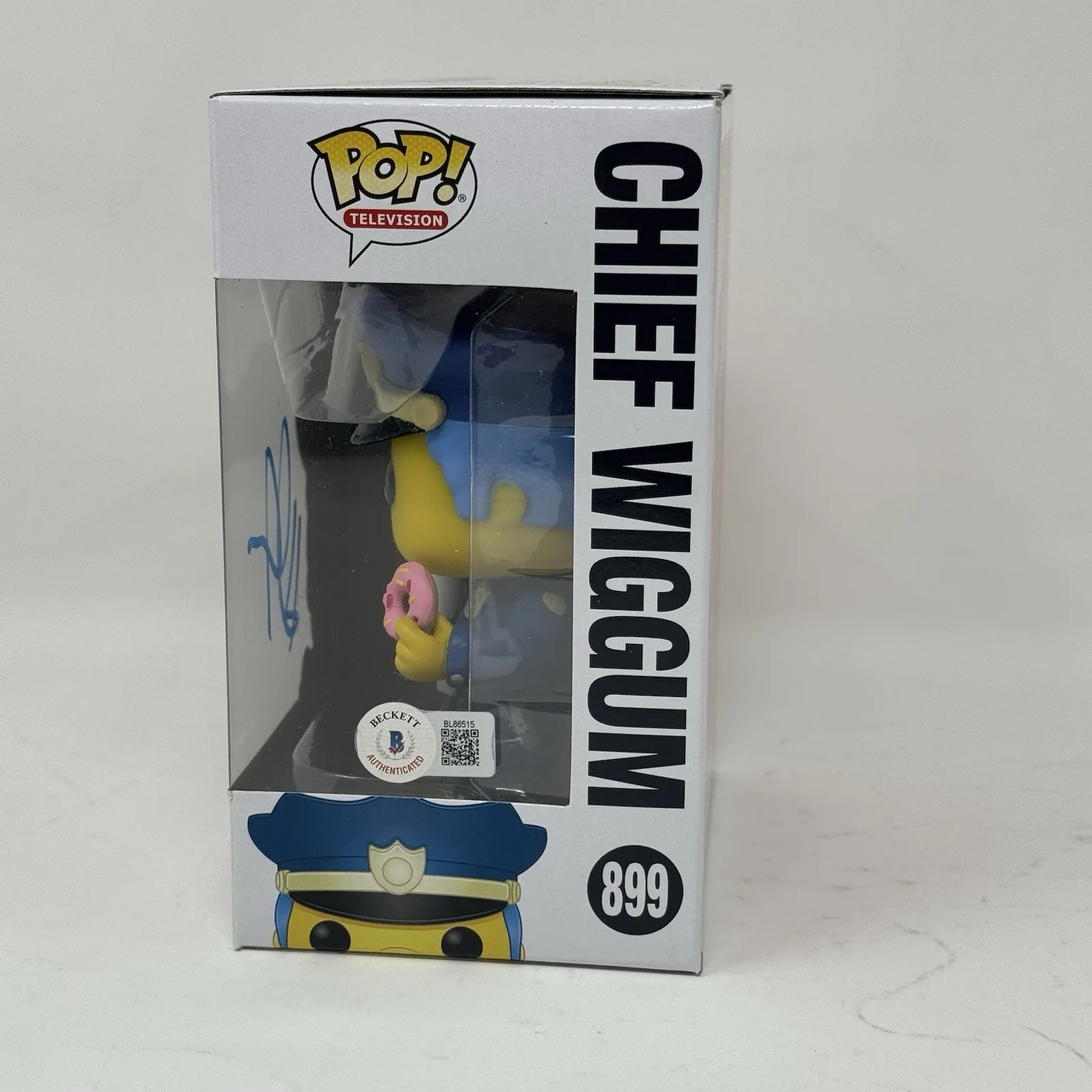 Hank Azaria — Hank Azaria Signed The Simpsons Chief Wiggum Funko Pop 889 Autograph Beckett COA, изображение 4