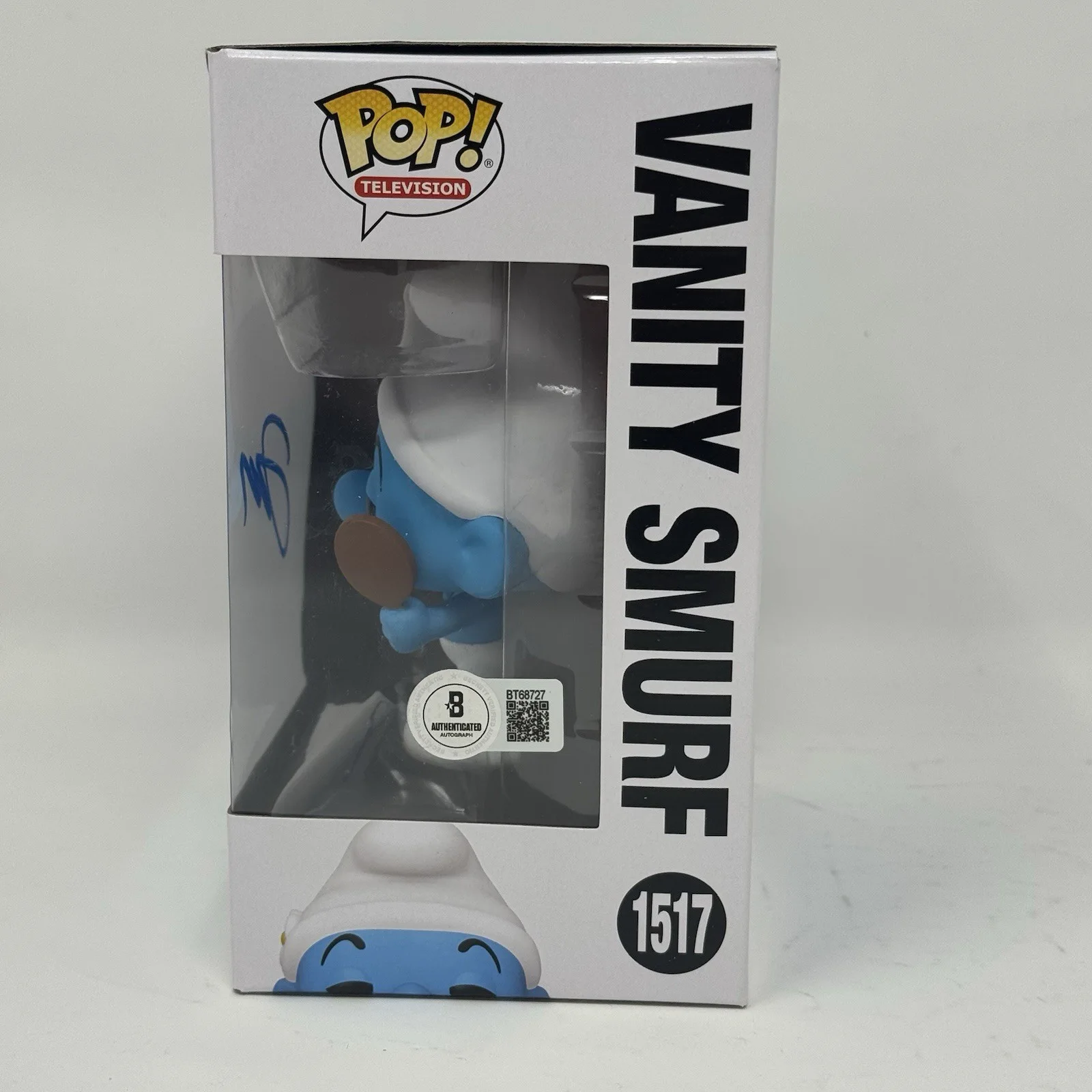 John Oliver — John Oliver Signed Vanity Smurf Funko Pop Figure The Smurfs 2 #1517 Beckett COA, image 4