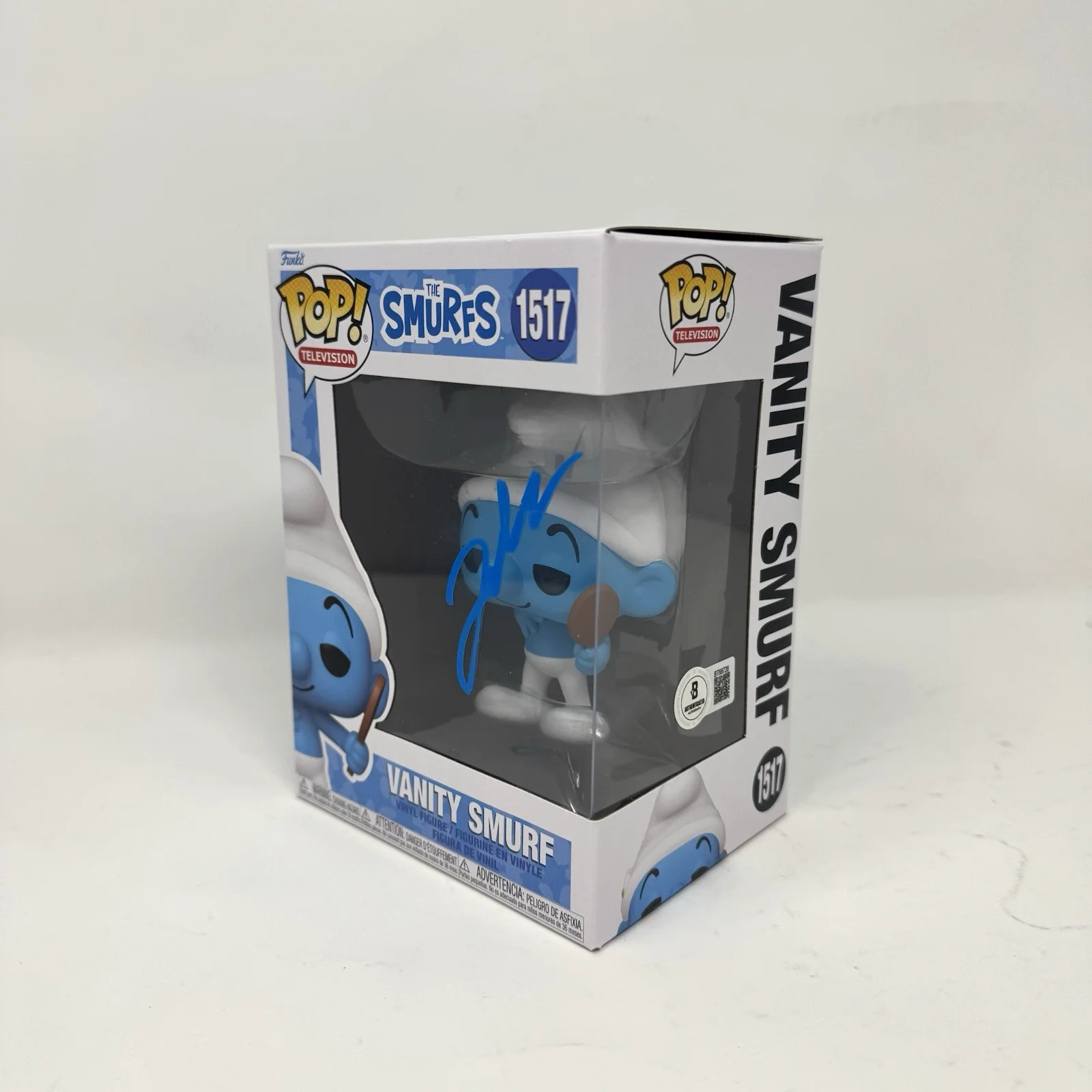 John Oliver — John Oliver Signed Vanity Smurf Funko Pop The Smurfs 2 Autograph Beckett COA, изображение 2