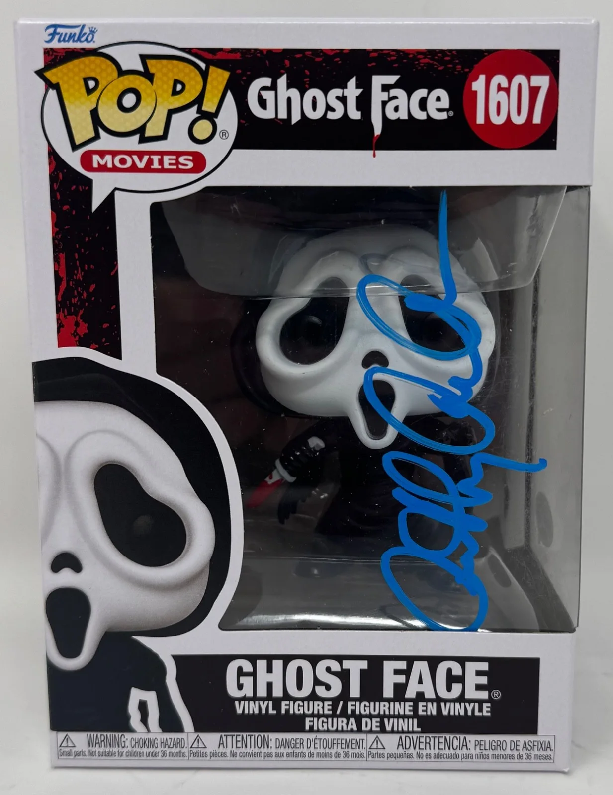 ANTHONY ANDERSON — Anthony Anderson Signed Ghost Face Funko Pop 1607 Scream 4 Horror Autograph ACOA, image 2