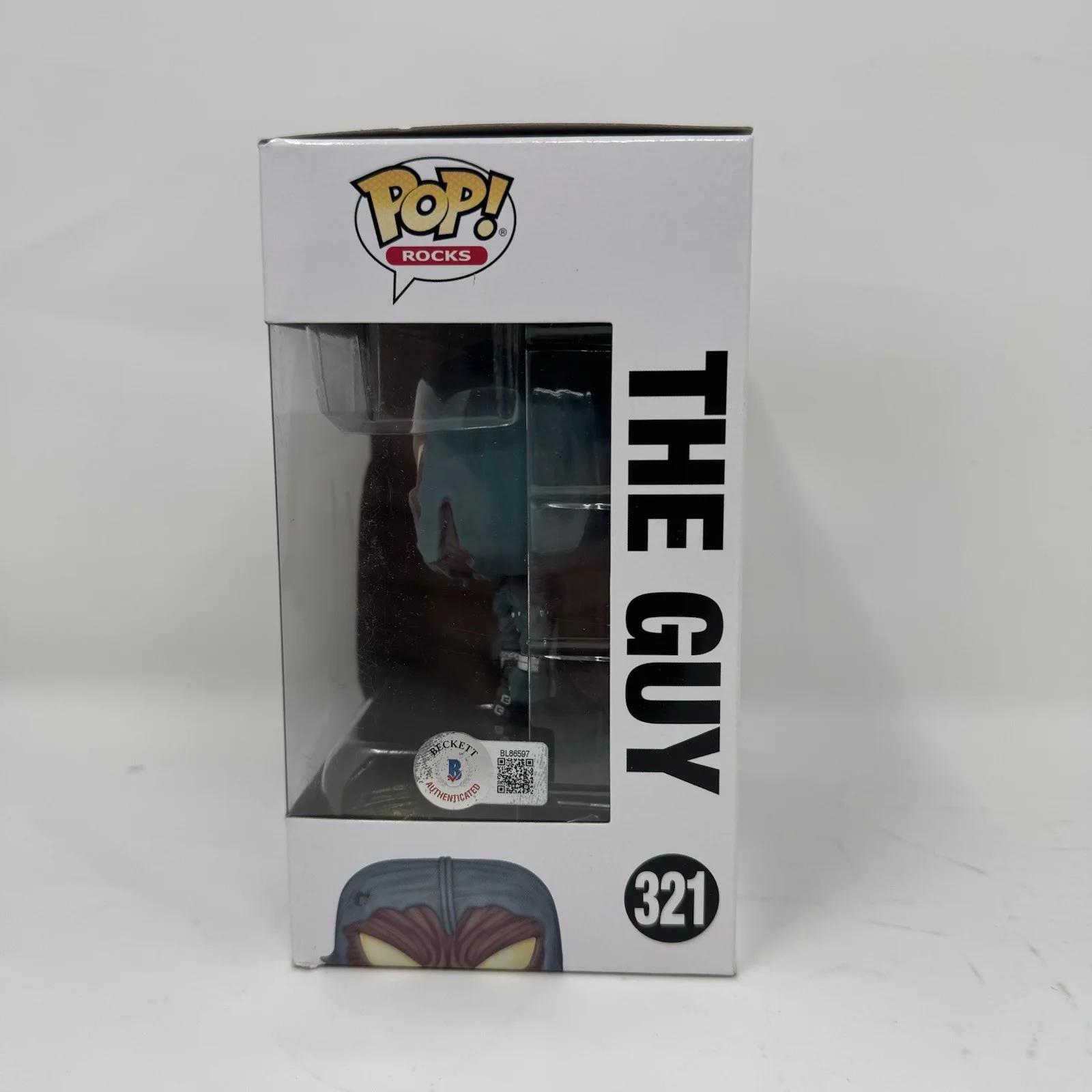 David Draiman DISTURBED Signed The Guy Funko Pop Rocks 321 Autograph Beckett COA, изображение 2