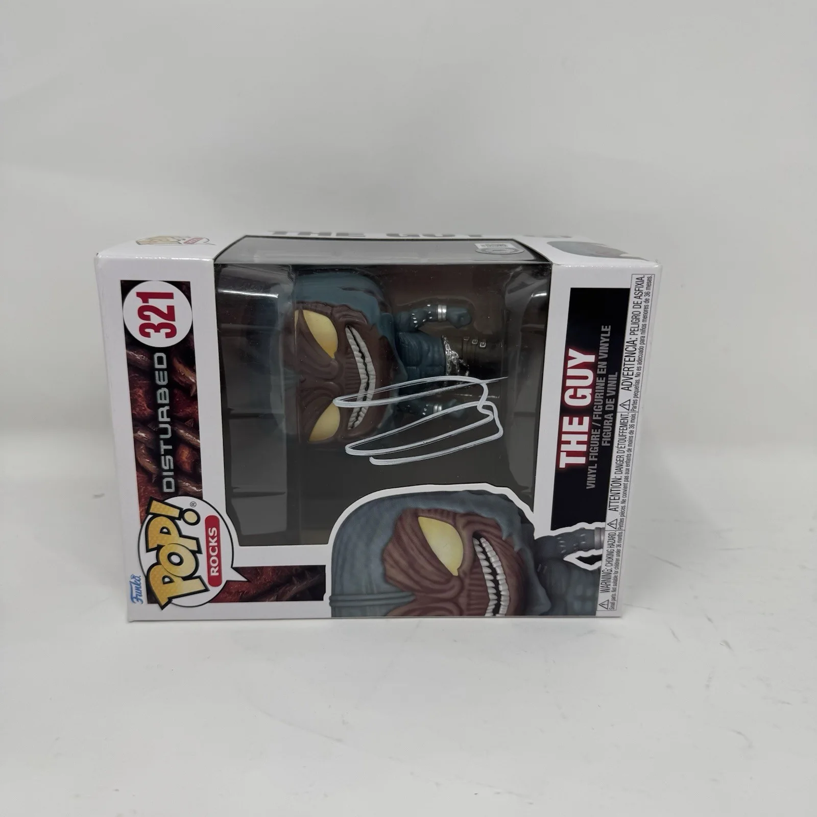 David Draiman DISTURBED Signed The Guy Funko Pop Rocks 321 Autograph Beckett COA, изображение 5