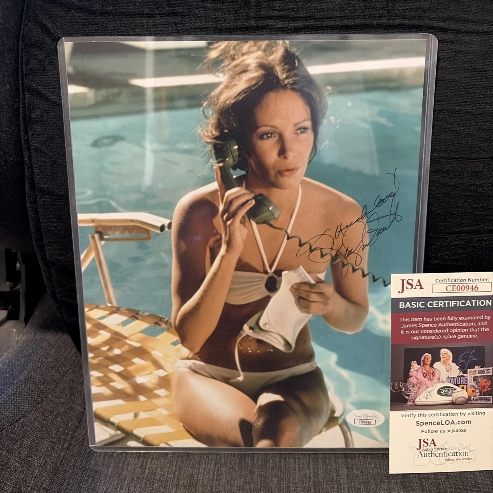 JACLYN SMITH — JACLYN SMITH SIGNED AUTOGRAPH CHARLIE'S ANGELS 8X10 PHOTO JSA COA, изображение 5