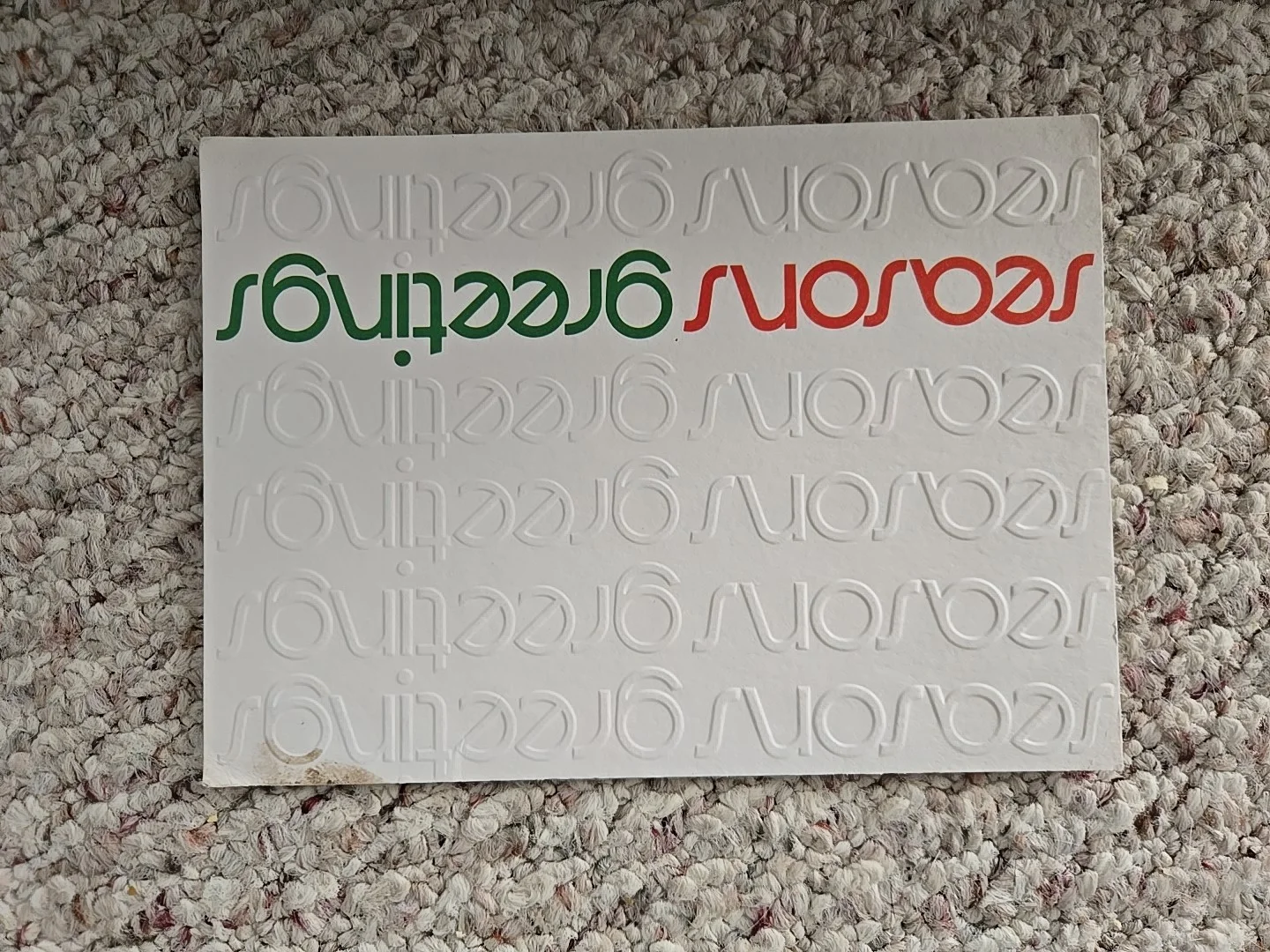 Mark Harmon ' C.S.I TV Show ' Signed' Christmas Card., image 3