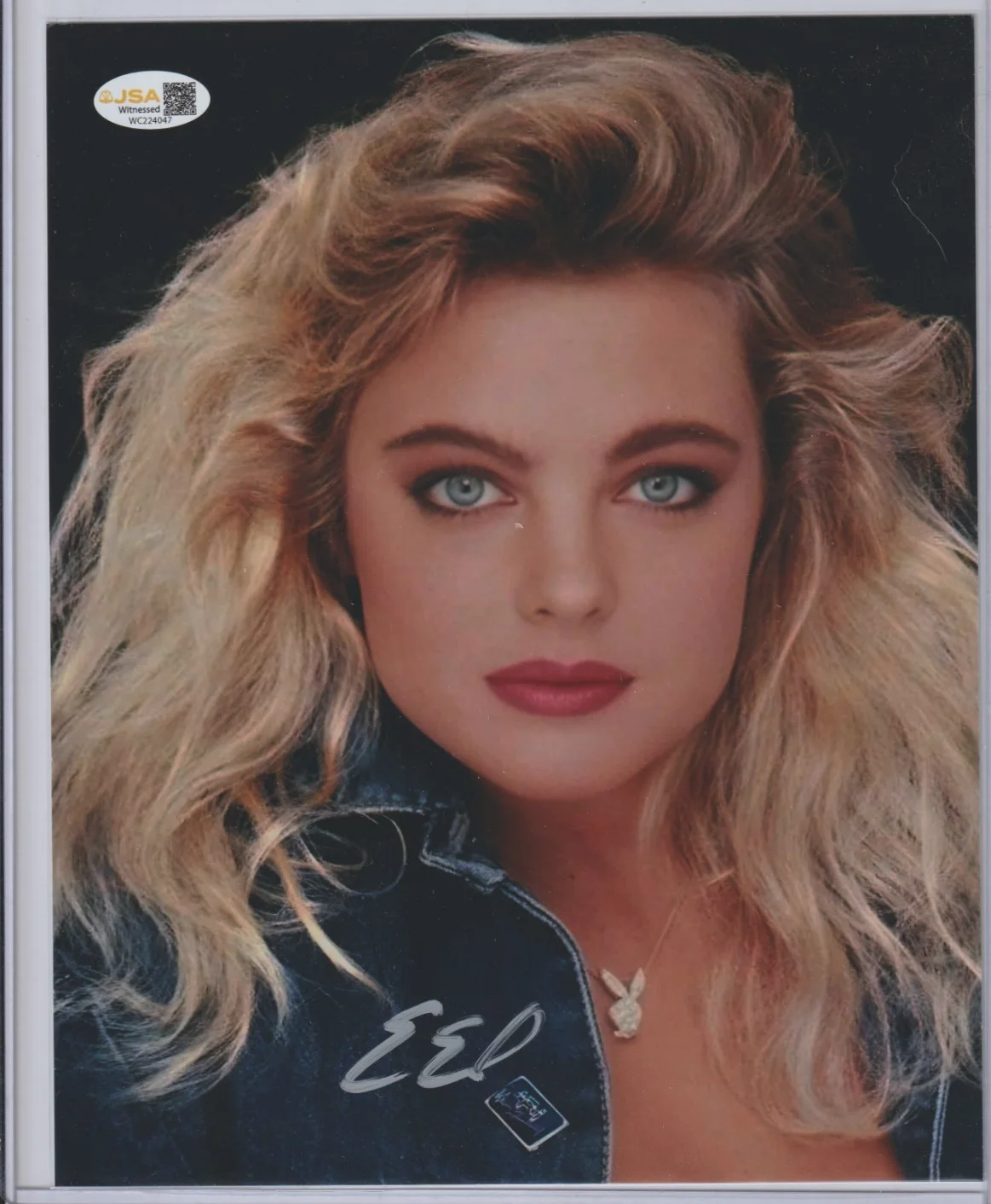 Erika Eleniak — Erika Eleniak Signed 8X10 Photo Baywatch Playboy ET Autograph JSA COA