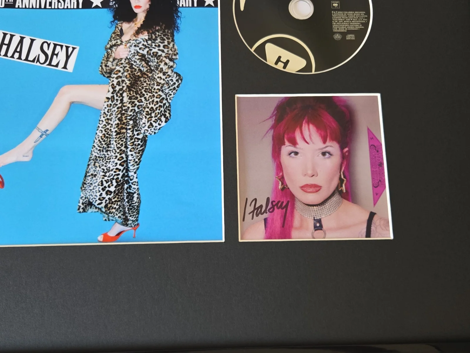 Halsey Signed CD Framed 16x20 Photo Display, image 2