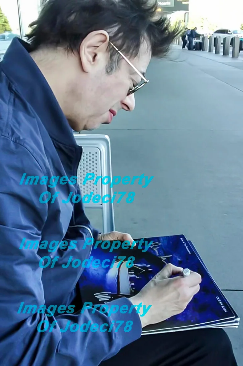 Ian McCulloch Echo & the Bunnymen BAND Signed OCEAN RAIN Vinyl Album PROOF ACOA, изображение 3