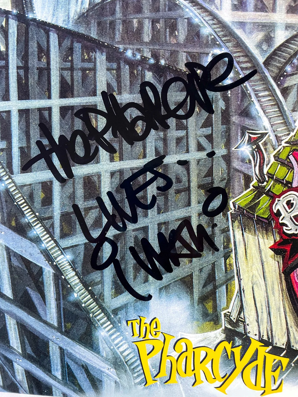 The Pharcyde Full Band Signed Autographed Bizzare Ride II Vinyl Album JSA COA, изображение 2