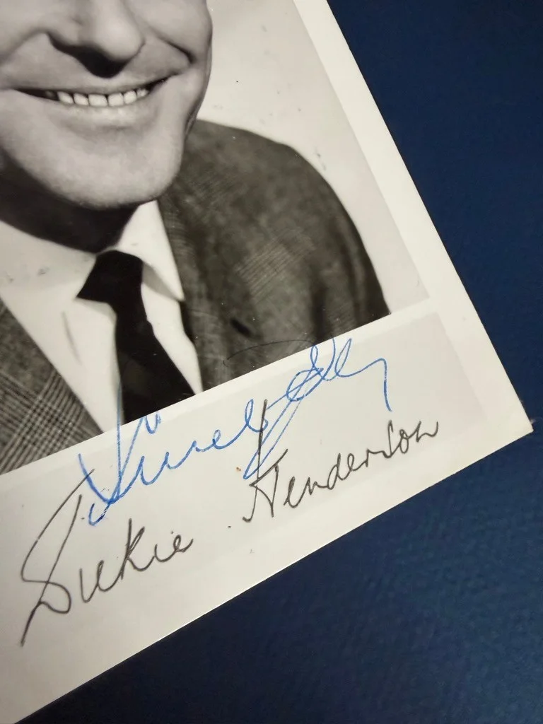 Dickie Henderson Signed 3.5 x 5.5 Autographed Photo Card English Entertainer, изображение 2