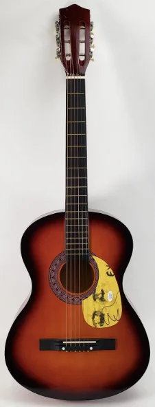 Ed Sheeran Signed Acoustic Guitar w/ COA, image 2
