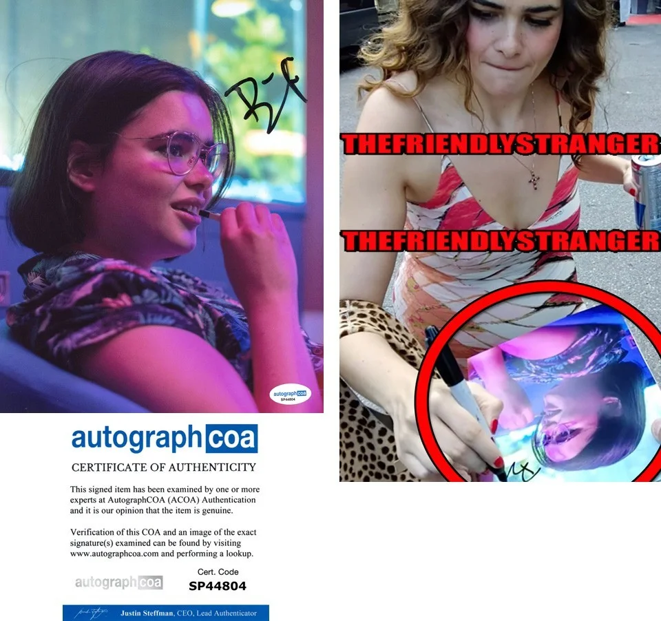 Barbie Ferreira — Barbie Ferreira signed "EUPHORIA" 8x10 Photo a EXACT PROOF Hot SEXY Kat ACOA COA