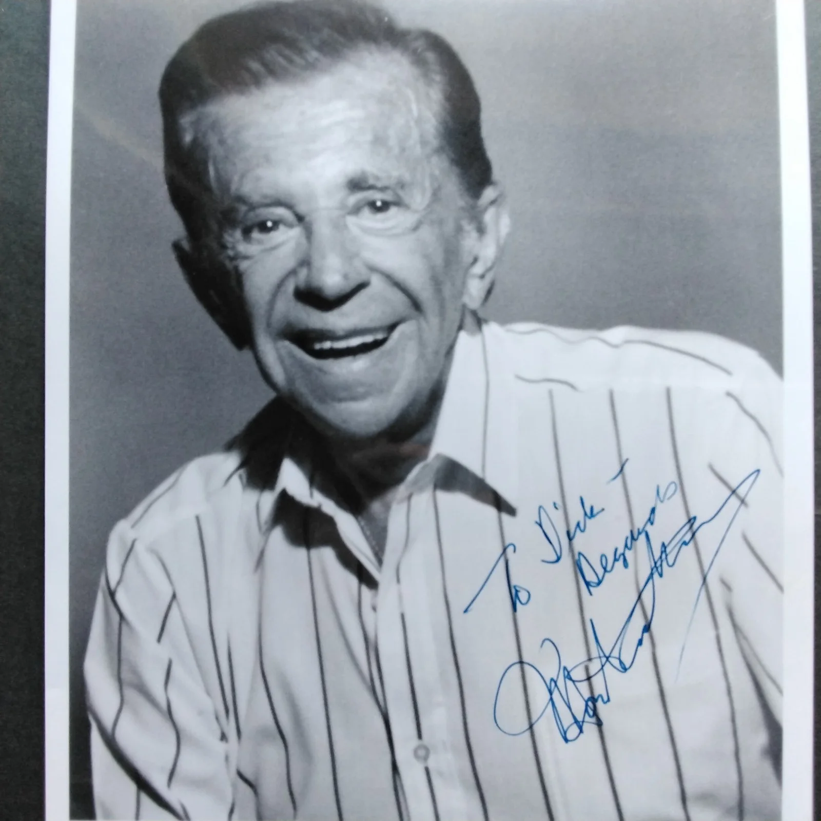 Morey Amsterdam SIGNED Photo TV Actor Writer Vaudeville Dick Van Dyke Comedy, image 2