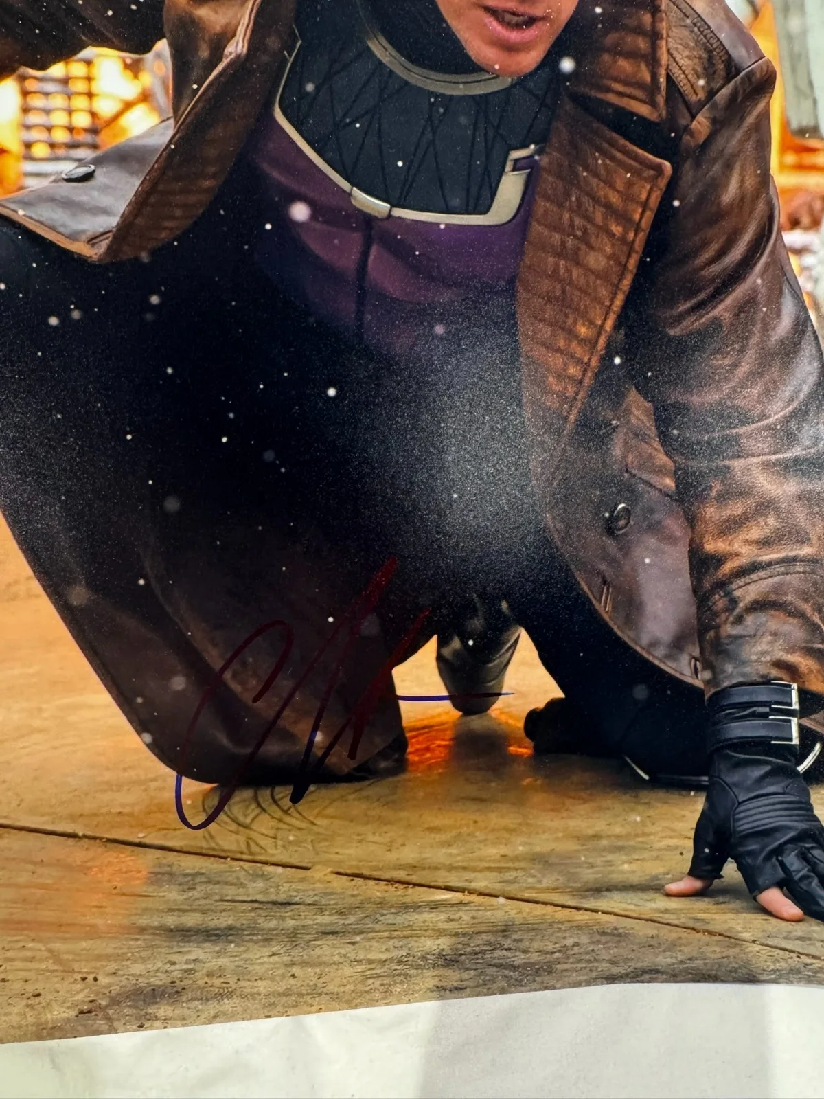 CHANNING TATUM SIGNED 16X20 GAMBIT PHOTO WOLVERINE DEADPOOL AUTO BECKETT BAS COA, изображение 2
