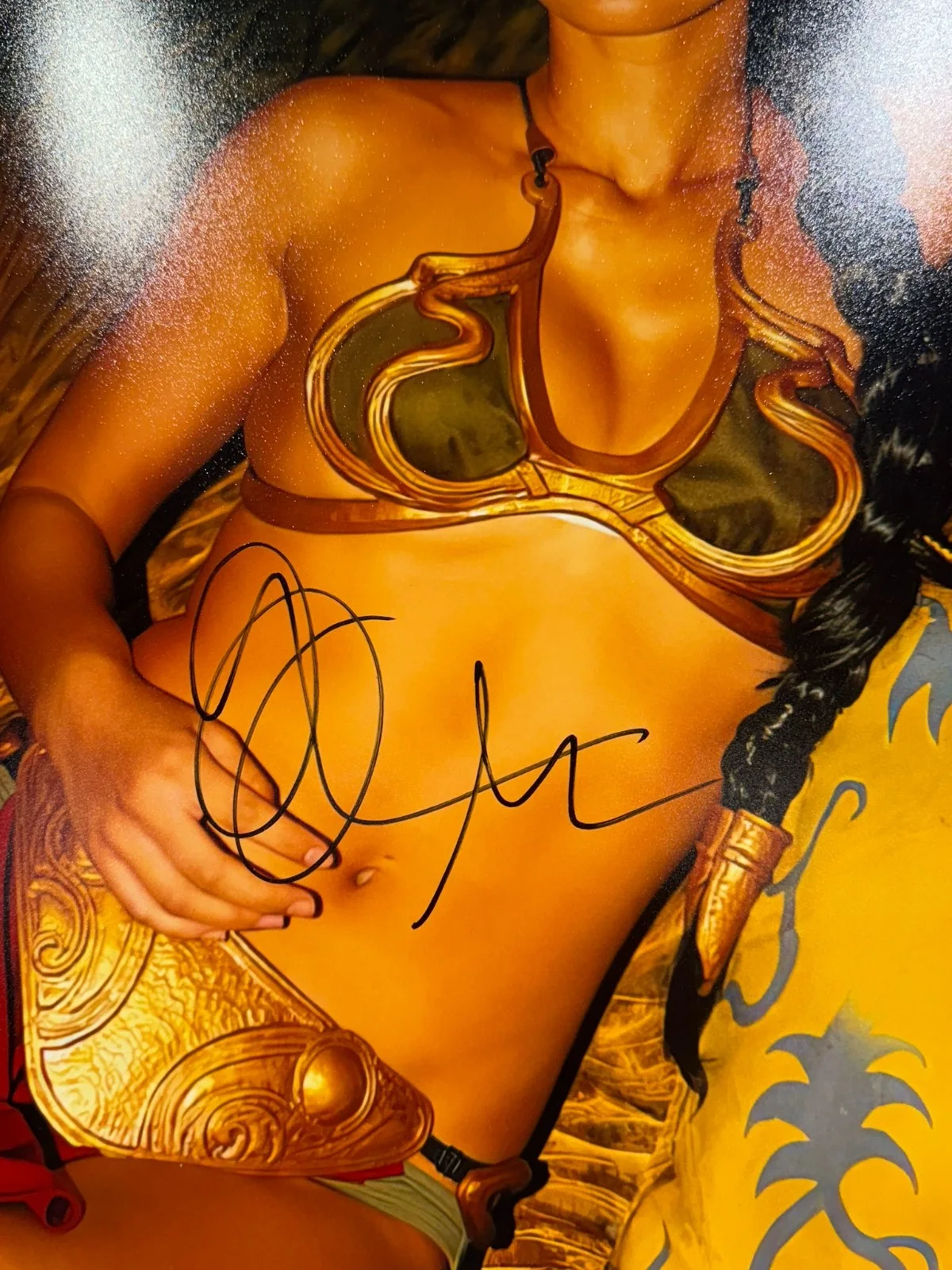 OLIVIA MUNN SIGNED 16X20 PHOTO AUTO BEAUTIFUL SEXY BECKETT BAS COA, image 2